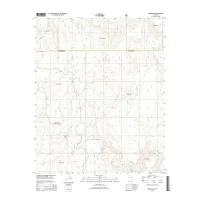 2014 Map of Perkinsville, 2014 Print