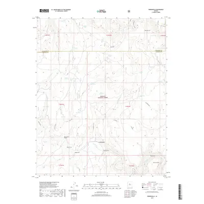 2018 Map of Perkinsville, 2018 Print