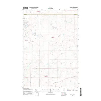2015 Map of Perote Lake, 2015 Print