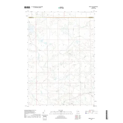 2018 Map of Perote Lake, 2018 Print