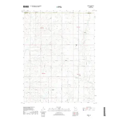 2017 Map of Perrin, 2017 Print