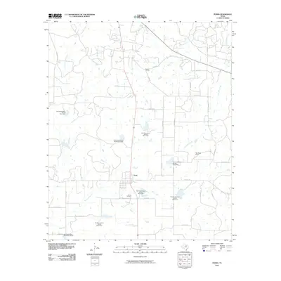 2010 Map of Perrin, 2010 Print