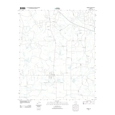 2012 Map of Perrin, 2012 Print