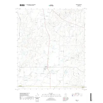 2019 Map of Perrin, 2019 Print