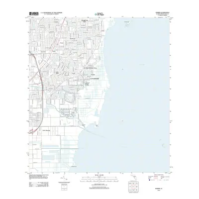 2012 Map of Perrine, 2012 Print