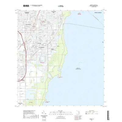 2021 Map of Perrine, 2021 Print
