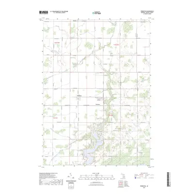 2023 Map of Perrinton, 2023 Print