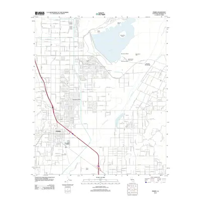 2012 Map of Perris, 2012 Print