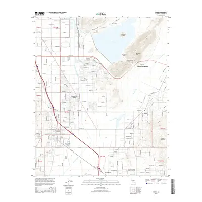 2015 Map of Perris, 2015 Print