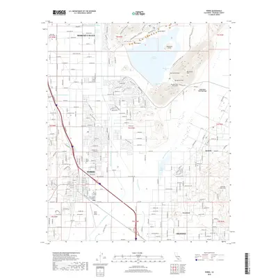 2018 Map of Perris, 2018 Print
