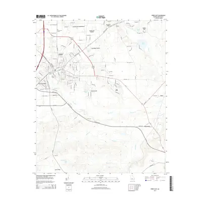 2014 Map of Perry East, 2014 Print