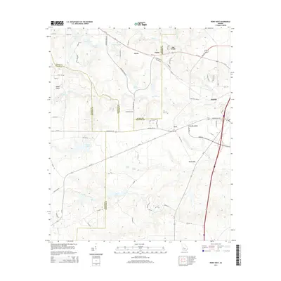 2014 Map of Perry West, 2014 Print