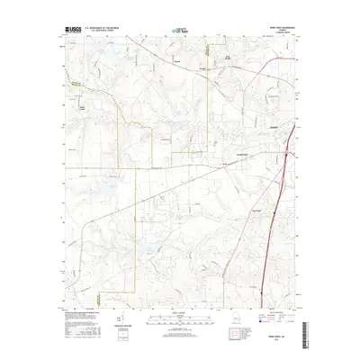 2017 Map of Perry West, 2017 Print