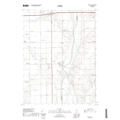 2019 Map of Perrysville, 2019 Print