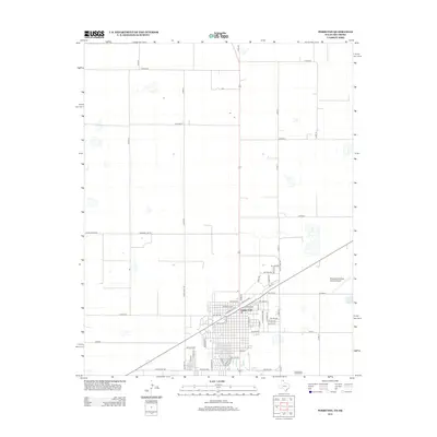 2012 Map of Perryton, 2012 Print