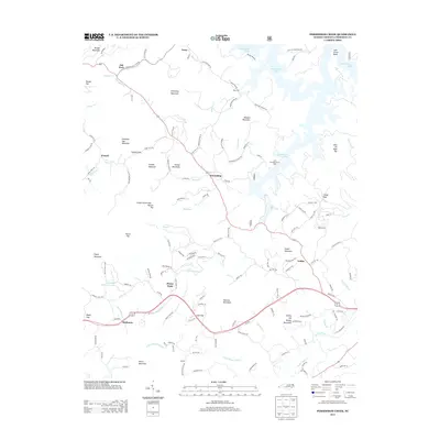 2013 Map of Persimmon Creek, 2013 Print