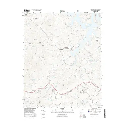 2016 Map of Persimmon Creek, 2016 Print
