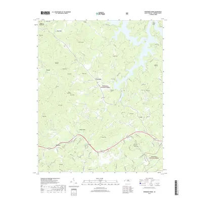 2019 Map of Persimmon Creek, 2019 Print