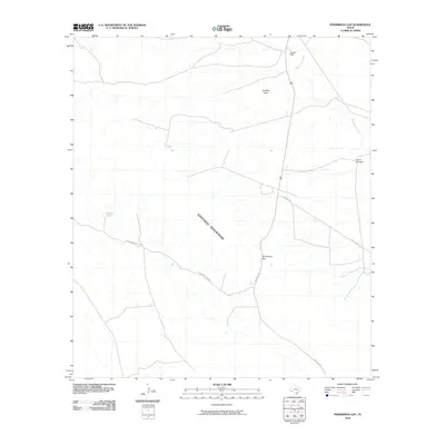 2010 Map of Persimmon Gap, 2010 Print