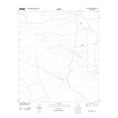 2012 Map of Persimmon Gap, 2012 Print