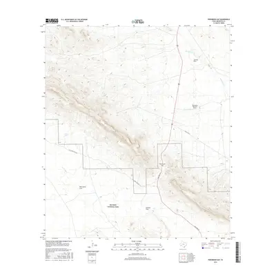 2016 Map of Persimmon Gap, 2016 Print