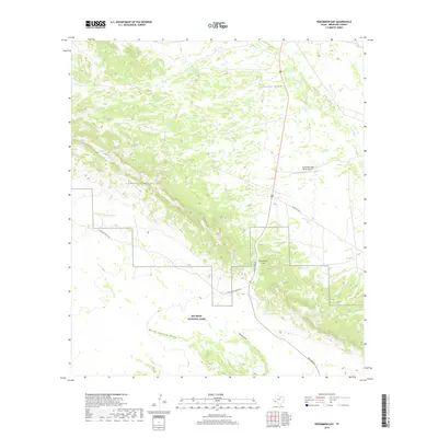 2019 Map of Persimmon Gap, 2019 Print