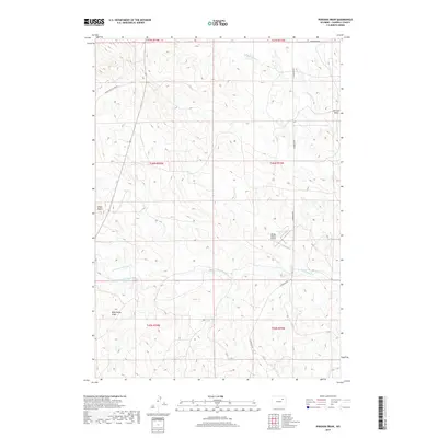 2017 Map of Persson Draw, 2017 Print