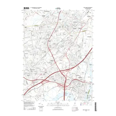 2014 Map of Perth Amboy, 2014 Print