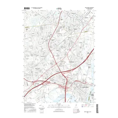 2016 Map of Perth Amboy, 2016 Print