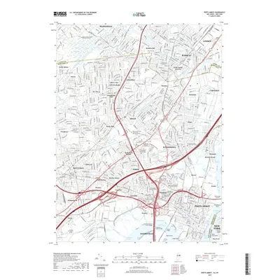 2019 Map of Perth Amboy, 2019 Print