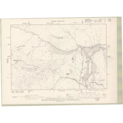 1898 Map of Perth and Clackmannan Sheet CI.NE, 1901 Print