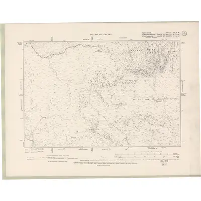 1898 Map of Perth and Clackmannan Sheet CII.SW, 1901 Print