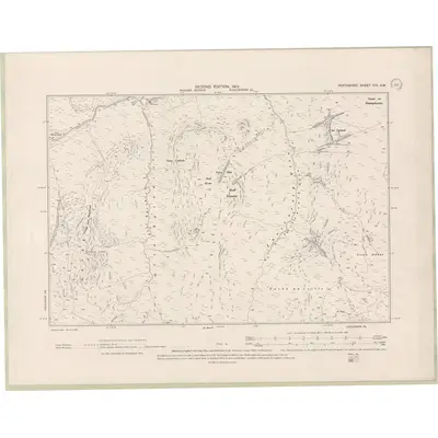 1898 Map of Perth and Clackmannan Sheet CIII.SW, 1901 Print