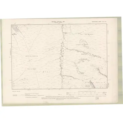 1898 Map of Perth and Clackmannan Sheet CIV.NE, 1901 Print