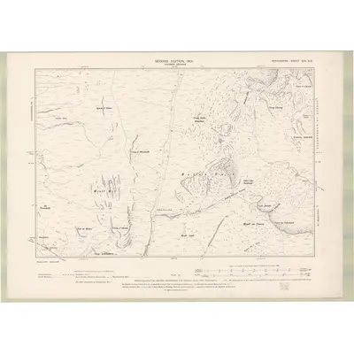 1898 Map of Perth and Clackmannan Sheet CIV.SE, 1901 Print