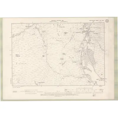 1898 Map of Perth and Clackmannan Sheet CIV.SW, 1901 Print