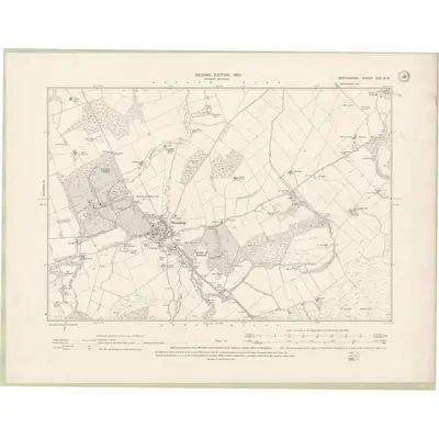 1900 Map of Perth and Clackmannan Sheet CIX.SW, 1901 Print