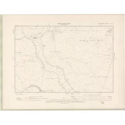 1898 Map of Perth and Clackmannan Sheet CVI.SE, 1901 Print
