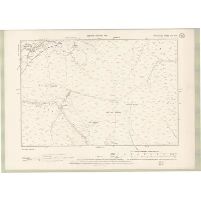 1898 Map of Perth and Clackmannan Sheet CVI.SW, 1901 Print