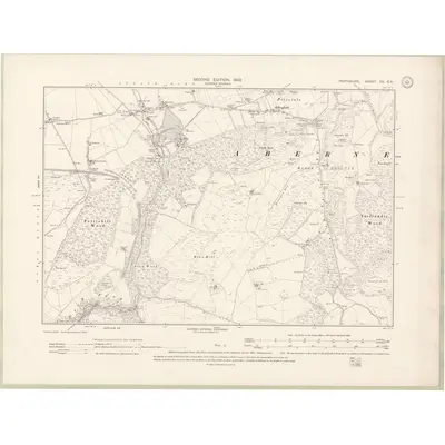 1898 Map of Perth and Clackmannan Sheet CX.SE, 1902 Print