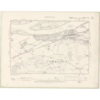 1898 Map of Perth and Clackmannan Sheet CXI.NW, 1901 Print