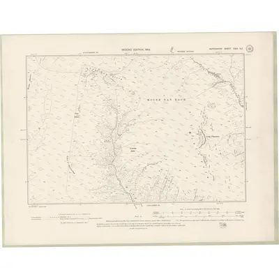 1898 Map of Perth and Clackmannan Sheet CXIII.NE, 1901 Print