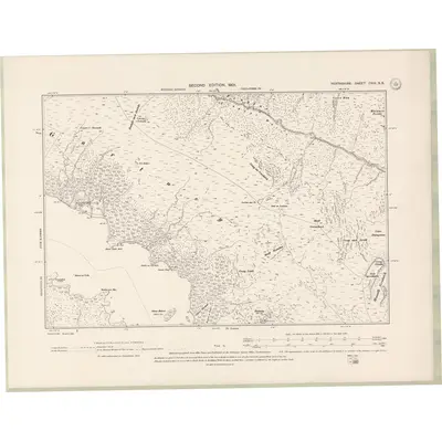 1898 Map of Perth and Clackmannan Sheet CXIII.SE, 1901 Print