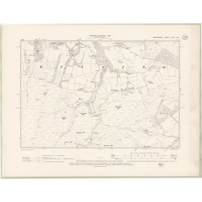 1900 Map of Perth and Clackmannan Sheet CXIX.NW, 1901 Print