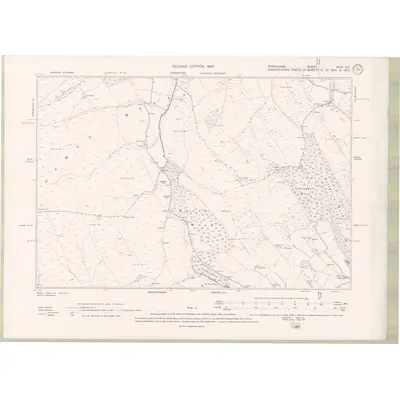 1894 Map of Perth and Clackmannan Sheet CXIX.SE, 1897 Print