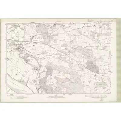 1920 Map of Perth and Clackmannan Sheet CXL, 1924 Print