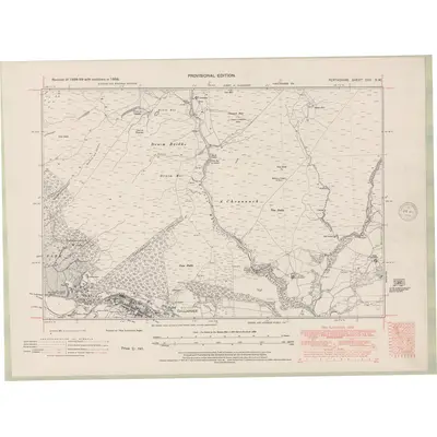 1938 Map of Perth and Clackmannan Sheet CXV.SW, 1948 Print
