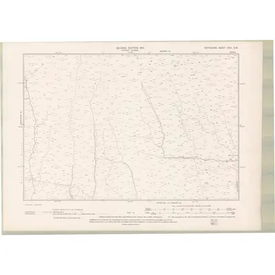 1898 Map of Perth and Clackmannan Sheet CXVI.SW, 1901 Print