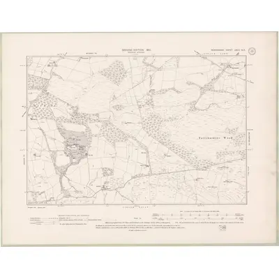 1899 Map of Perth and Clackmannan Sheet CXVII.NE, 1901 Print