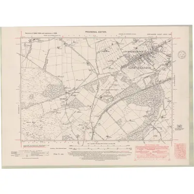 1938 Map of Perth and Clackmannan Sheet CXVIII.NW, 1948 Print
